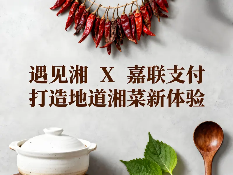 遇见湘携手嘉联支付，智慧餐饮打造地道湘菜新体验